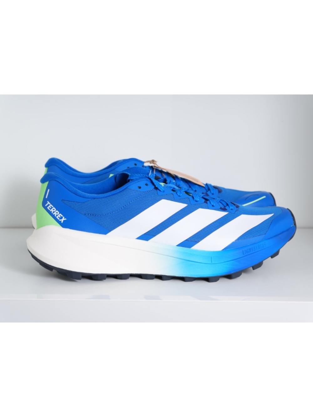 $145 Adidas TERREX AGRAVIC SPEED 2 TRAIL RUNNING SHOES Blue White 10.5